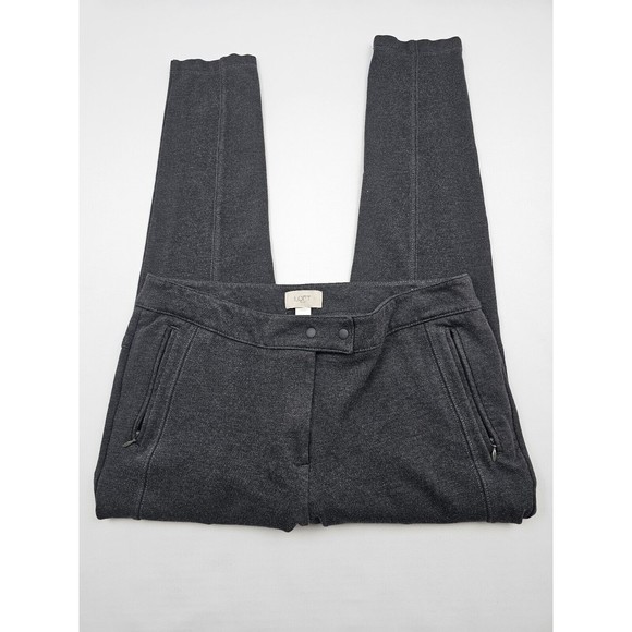 Loft Outlet Womens Tapered Leggins Dress Pants Size 12 Stretch Skinny Ankle Leg - Picture 2 of 11